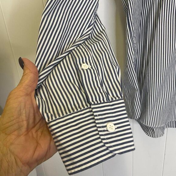 Kirkland Signature Men's Size 17-36 100% Long Staple Cotton Button Down Shirt - Picture 4 of 8